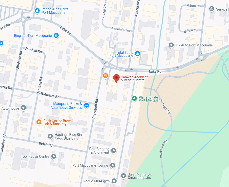 Caravan Accident & Repair Centre - Google Map